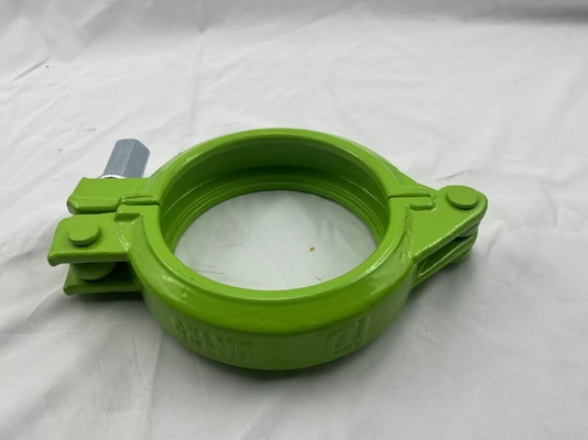 उच्च दबाव Putzmeister कंक्रीट पम्प पार्ट्स DN125mm 5 इंच कंक्रीट पम्प पाइप क्लैंप
