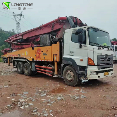कस्टम रंग प्रयुक्त ट्रक कंक्रीट पम्प, एस वाल्व Putzmeister 42m कंक्रीट पम्प