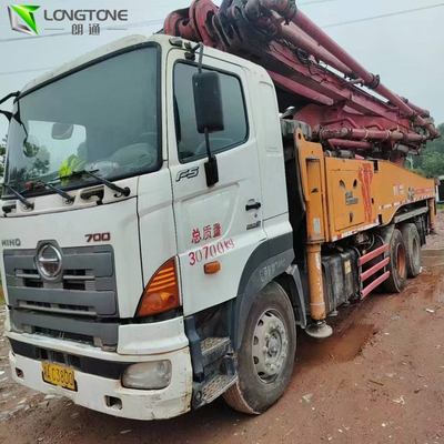 Schwing HB39V प्रयुक्त ट्रक कंक्रीट पम्प ट्रक 39 मीटर घुड़सवार