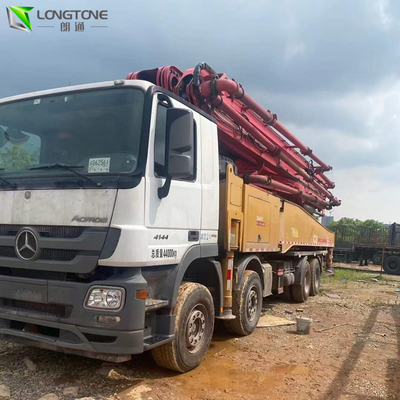 स्वनिर्धारित Iveco मिक्सर कंक्रीट पंप दूसरा हाथ 120M³ / H 550L