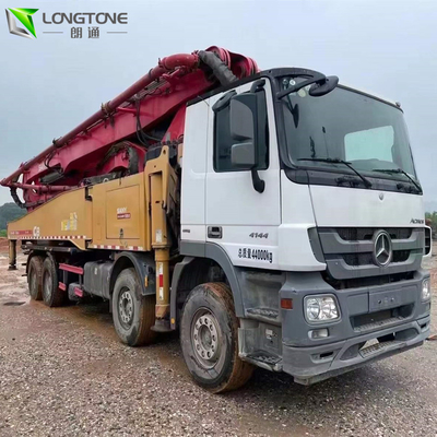 स्वनिर्धारित Iveco मिक्सर कंक्रीट पंप दूसरा हाथ 120M³ / H 550L