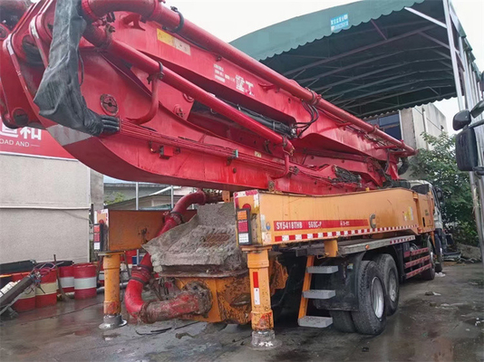 कस्टम रंग प्रयुक्त ट्रक कंक्रीट पम्प, एस वाल्व Putzmeister 42m कंक्रीट पम्प