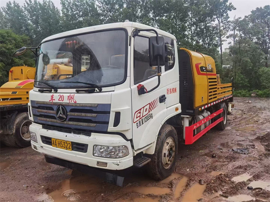 प्रयुक्त सिटी ट्रक कंक्रीट ट्रेलर लाइन पंप प्रतिरोधी पहनें: