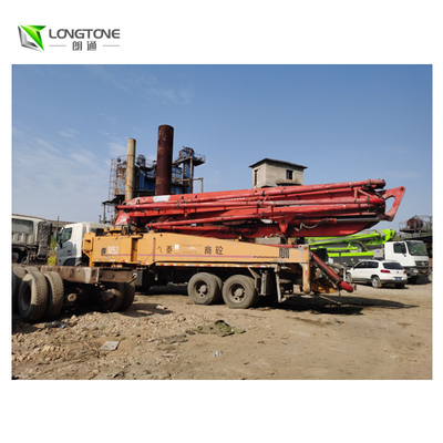 Putzmeister ट्रक पर लगा कंक्रीट पंप 52m 4 एक्सल