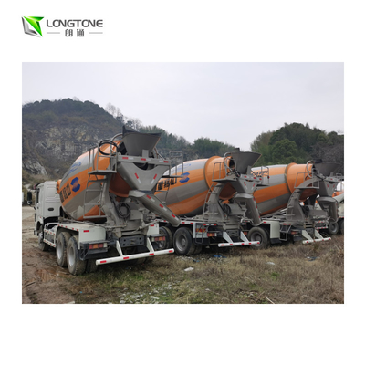 प्रयुक्त चीन Howo सीमेंट कंक्रीट मिक्सर ट्रक 8m3 10m3 12m3 6x4